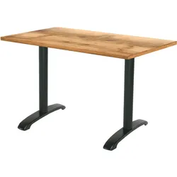Restootab Tisch Bazila 160x80cm - Modell Heller Tanin