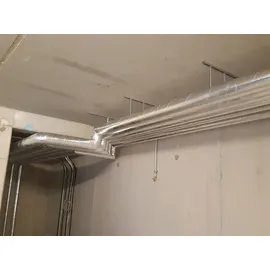 Scorprotect Scorprotect® Rohrisolierung Alu 18 x 30 mm x 1 Meter) Steinwolle alukaschiert 0.040 W/mK