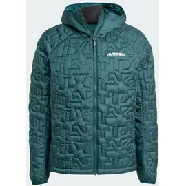 adidas Terrex Herren Xperior Primaloft Insulated Hooded Jacke (Größe S, gruen)