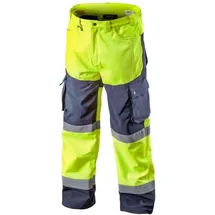 Neo Tools Softshell-warnschutzhose mit Reflektionsstreifen neongelb Xxl