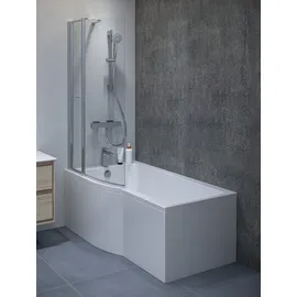 Ideal Standard Connect Air Duschwand E1137EO Glas, mit Tür, beidseitig verwendbar