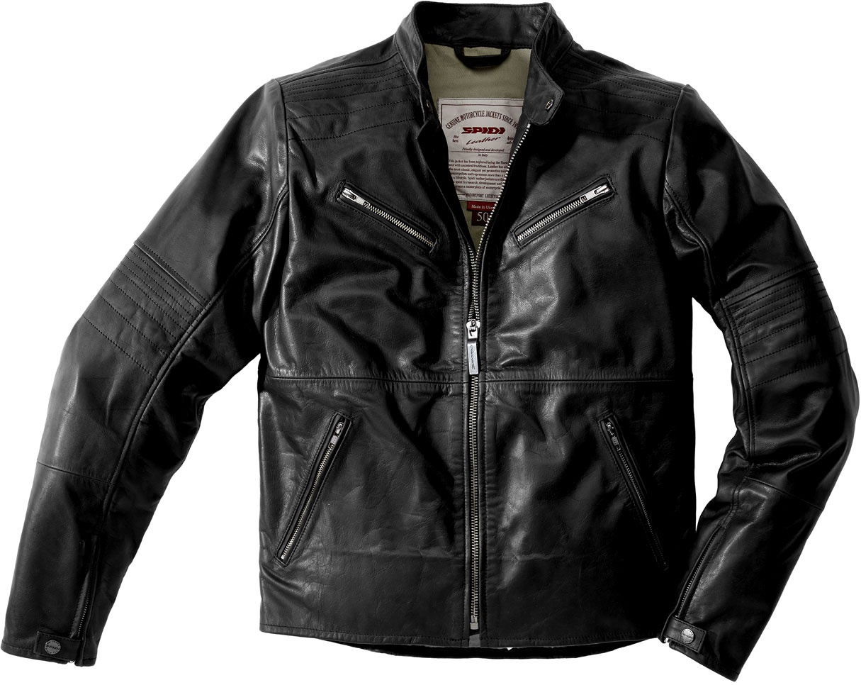 Spidi Garage, veste en cuir - Noir - 50