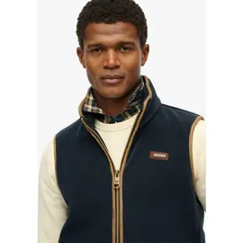 Superdry Estate Fleece Weste Eclipse Navy XL