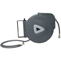 Hengda Schlauchtrommel 30m Schlauchaufroller automatisch 18bar Wand-Schlauchbox mit Anschluss und Einzug-Automatik flexibler Wandhalterung Druckluf...