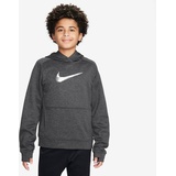Nike Kinder Kapuzensweat K NK TF MULTI+ PO HOODIE, BLACK/ANTHRACITE/WHITE, L