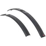 HEBIE Natter 26"-29" Steckschutzblech-Set: extra flach, für Reifen bis ca 60 mm Breite, Radradius 26"-29", schnelle Montage