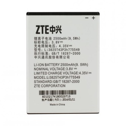 Akku Original ZTE für Grand X Quad V987, Smile Q Ux990, Typ ZTE LI3825T43P3H775549