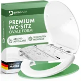 domuspa WC-Sitz mit Absenkautomatik Weiß