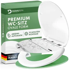 domuspa WC-Sitz mit Absenkautomatik Weiß
