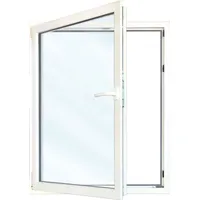 josefmeeth Energiespar-Fenster 76/3 Dreh-Kipp DIN links 100 x 50 cm weiß