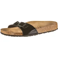 Birkenstock Madrid Birko-Flor Lack schmal schwarz lack 41