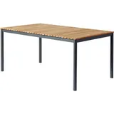Cinas Mood Gartentisch 167 x 100 x 72 cm Braun/Grau