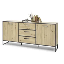 Mäusbacher Sideboard Torres Holzoptik Asteiche