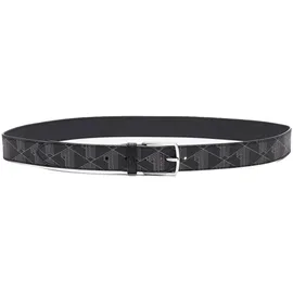 Lacoste Herrengürtel Lederimitat schwarz 90 cm