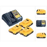 DeWalt DCB 1104 Akku Starter Set 12 V 3 Stück
