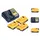 DeWalt DCB 1104 Akku Starter Set 12 V 3 Stück