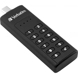 VERBATIM USB-Stick "Keypad Secure 32GB", schwarz, 32 GB GB, USB-Sticks