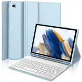 SENGBIRCH Schutzhülle mit Tastatur Samsung Galaxy Tab A8, Tastatur Samsung Galaxy Tab A8 10,5 Zoll 2022, Samsung Galaxy Tab A8 Cover mit italienischer Tastatur, Bluetooth-Tastatur 5.0 & Slim Smart