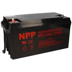 NPP Blei-Akku AGM NPD 12-65Ah 12V 65Ah zyklenfest