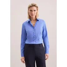 Seidensticker Hemdbluse Blau 36