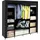 ruhhy Kleiderschrank Ruhhy 170 x 170 x 0 cm Schwarz