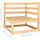 vidaXL Garten-Lounge-Set 4-tlg. grau