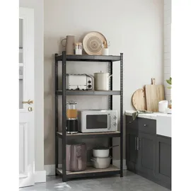 Songmics Standregal Küchenregal, 1-tlg., Lagerregal, 40 x 80 x 160 cm,4 verstellbare Ablagen