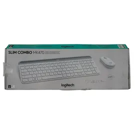 Logitech MK470 Slim Wireless Combo IT Set grauweiß