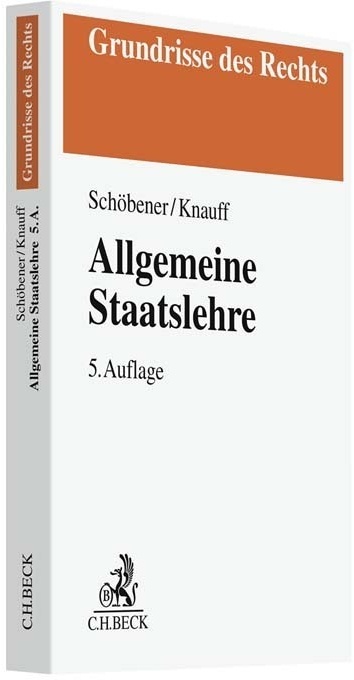 Allgemeine Staatslehre - Burkhard Schöbener  Matthias Knauff  Kartoniert (TB)