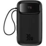 Baseus QPow 2 20000 mAh, 73 Wh), Powerbank, Schwarz