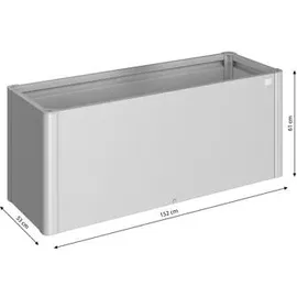 Biohort Belvedere Midi 150 152 x 53 x 61 cm silber metallic