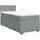 vidaXL Boxspringbett 90 x 200 cm Hellgrau
