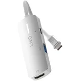 Linq 3in1 USB-C Multiport Hub - Space Grey-White