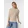 Comma, Strickpullover mit Stehkragen Beige 44