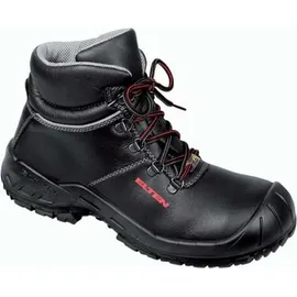 ELTEN RENZO XW Mid ESD S3 Damen und Herren, Leder, Stahlkappe, leicht, robust, Schwarz,