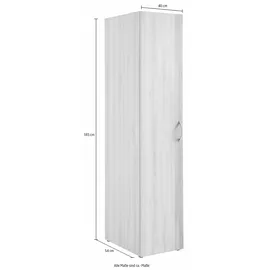 WIMEX Drehtürenschrank Multiraumkonzept 40 x 185 x 54 cm Holzoptik