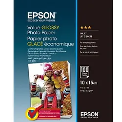 EPSON Fotopapier S400039 10,0 x 15,0 cm hochglänzend 183 g/qm 100 Blatt