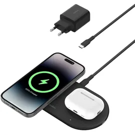 Belkin BoostCharge Pro 2-in-1 Qi2, 15W magnet.sw WIZ021vfBK