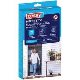 Tesa Insect Stop Magnetvorhang 80 cm x 200 cm Anthrazit