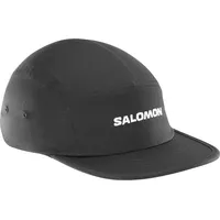 Salomon Logo 5 Panel Kappe schwarz L/XL
