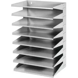 Durable Sortierablage aus Metall, Anzahl Fächer: 8