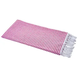Hamamtuch STREIFEN pink, federleicht & hauchzart, 100% Baumwolle, 90 x 180 cm