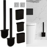 casativo WC-Bürste 2er Set Schwarz/Grau