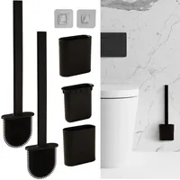 casativo WC-Bürste 2er Set Schwarz/Grau