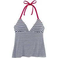 s.Oliver Tankini-Top Damen Blau/Weiß 38 Cup C/D