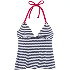 s.Oliver Tankini-Top Damen Blau/Weiß 38 Cup C/D