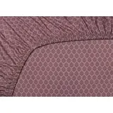 Pip Studio Spannbettlaken Thousand Leaves Perkal 160 x 200 cm mauve