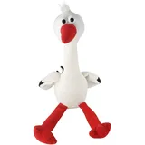 KÖGLER Labertier Storch Harry, - plappert alles nach - Geburt 24 cm Partygag Neu