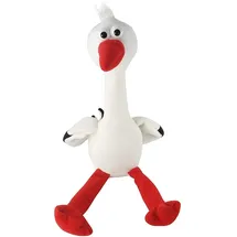 KÖGLER Labertier Storch Harry, - plappert alles nach - Geburt 24 cm Partygag Neu