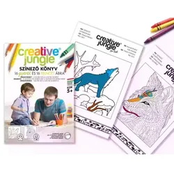 Kreativer Dschungel: Malbuch - Tiere